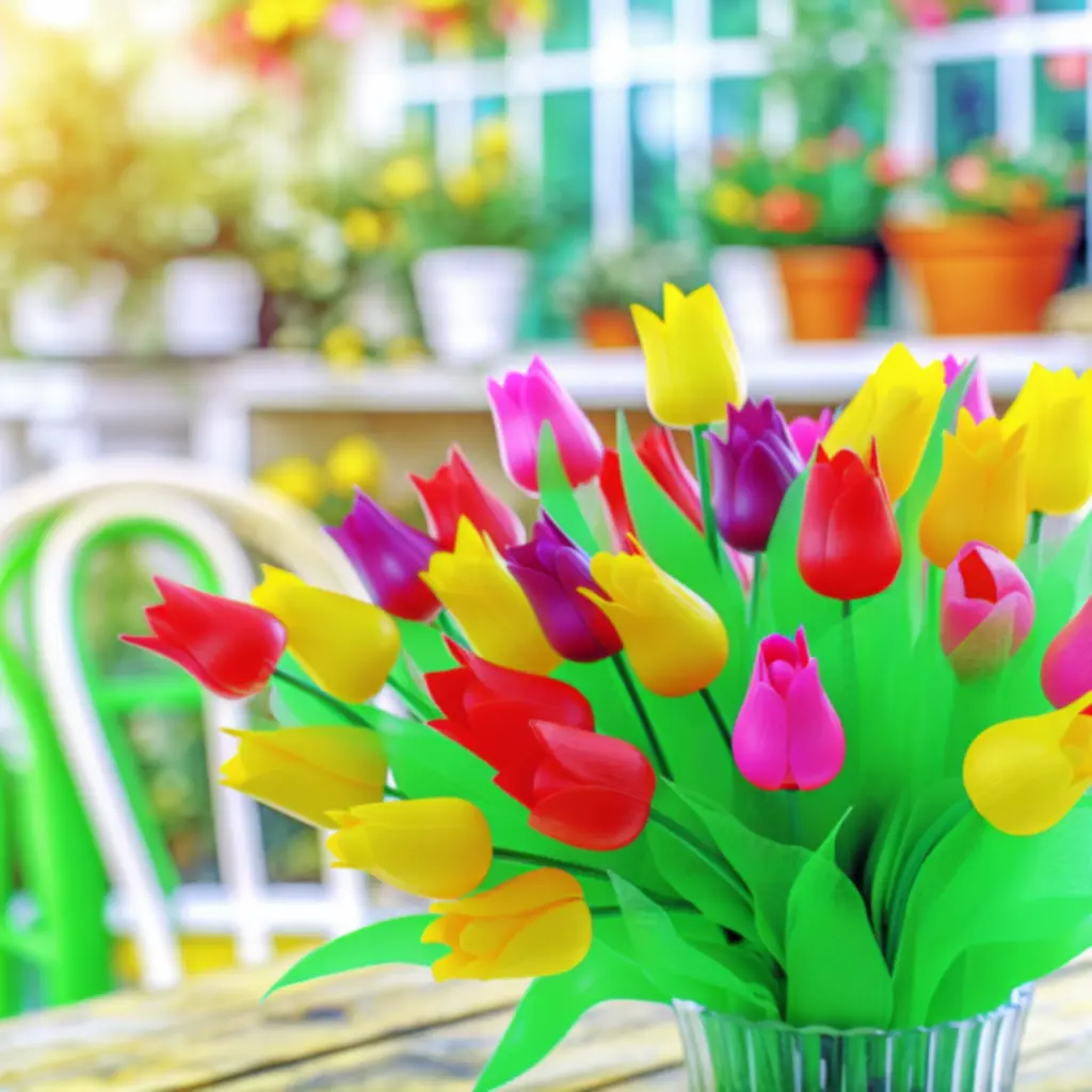 Wiosenny bukiet z tulipanów – kolorowa propozycja