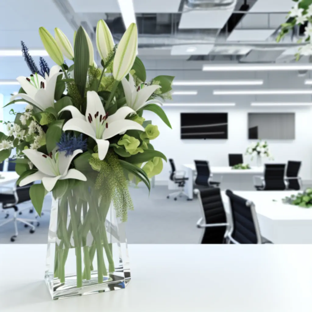 Dekoracja kwiatowa do biura lub na event korporacyjny