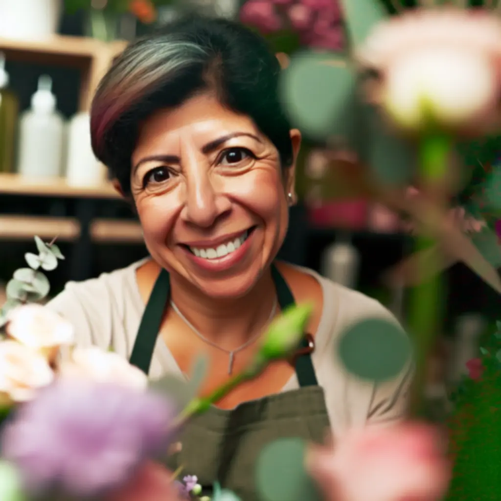 Marta, główna florystka w Stijlvolle