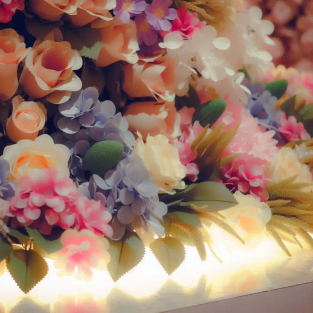 Elegancka aranżacja kwiatów i powitalny widok sklepu online